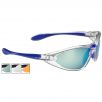 Swiss Eye occhiali da sole Constance - lenti fumo BW Revo + arancioni + trasparenti / montatura in Crystal Blue 1