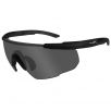 Wiley X occhiali Saber Advanced com lenti fumé grigie e struttura in nero opaco 1