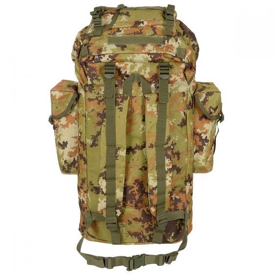 MHF zaino esercito tedesco 65L in Vegetato Woodland