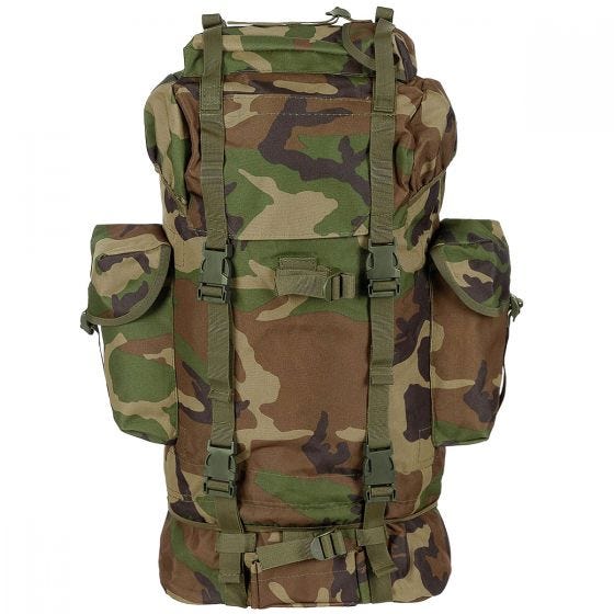 MHF zaino esercito tedesco 65L in Woodland