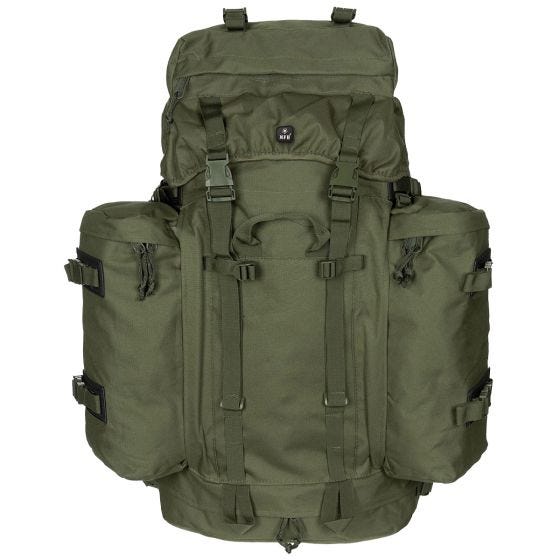 MHF zaino da montagna esercito tedesco 80L in verde oliva