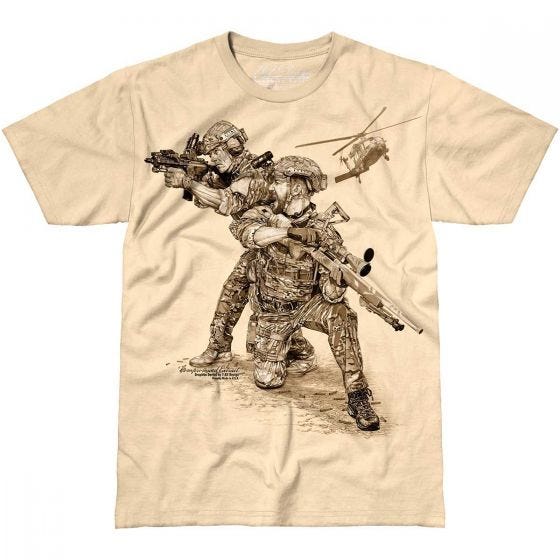 7.62 Design T-Shirt Compromised Extract in Sand