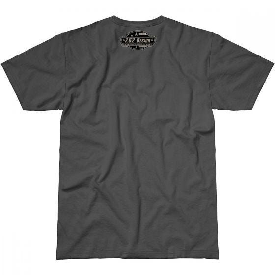 7.62 Design T-Shirt Fallen But Not Forgotten in Charcoal