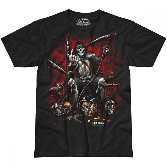 7.62 Design T-Shirt Warlord in nero