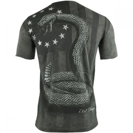 7.62 Design T-Shirt Liberty or Death in Charcoal