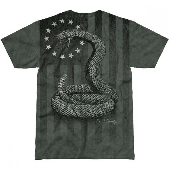 7.62 Design T-Shirt Liberty or Death in Charcoal