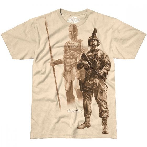 7.62 Design T-Shirt Spirit of a Warrior in Sand