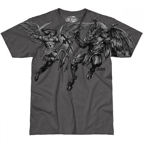 7.62 Design T-Shirt St. Michael Vengeance in Charcoal