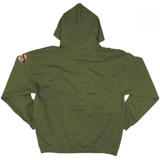 7.62 Design felpa con cappuccio Warfighters in Heather Green