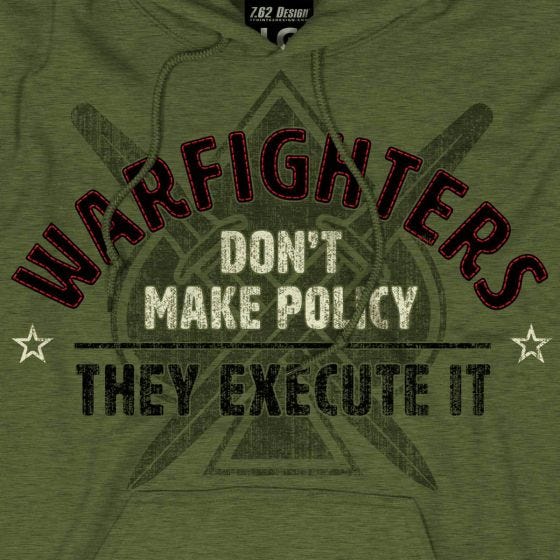 7.62 Design felpa con cappuccio Warfighters in Heather Green