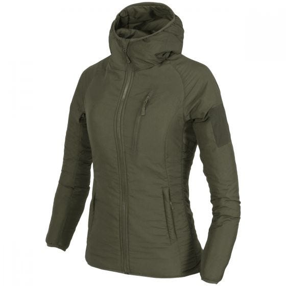 Helikon Women's Wolfhound Hoodie Jacket Taiga Green