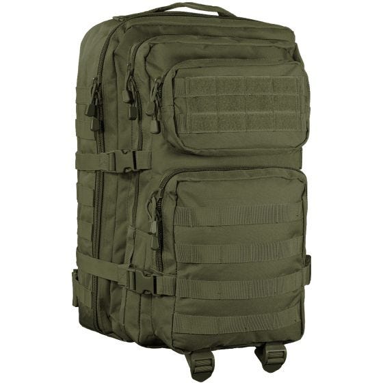 Mil-Tec zaino da assalto large US MOLLE in verde oliva