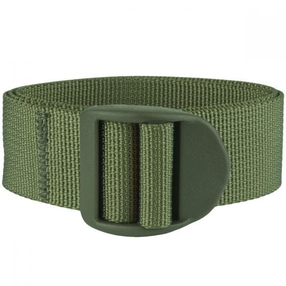 Mil-Tec cinghia da 25 mm con fibbia e lunghezza 120 cm in verde oliva