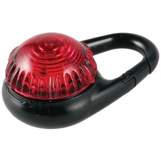 Adventure Lights Guardian luce con gancio Tag-It in rosso