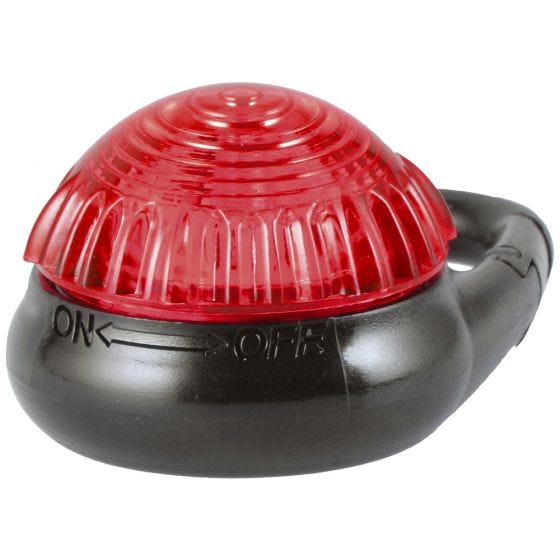 Adventure Lights Guardian luce con gancio Tag-It in rosso