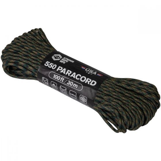 Atwood Rope 100ft 550 Paracord Woodland