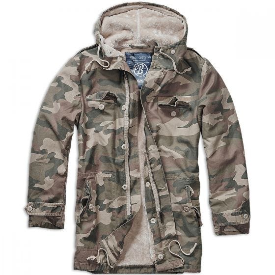 Brandit parka BW in Light Woodland