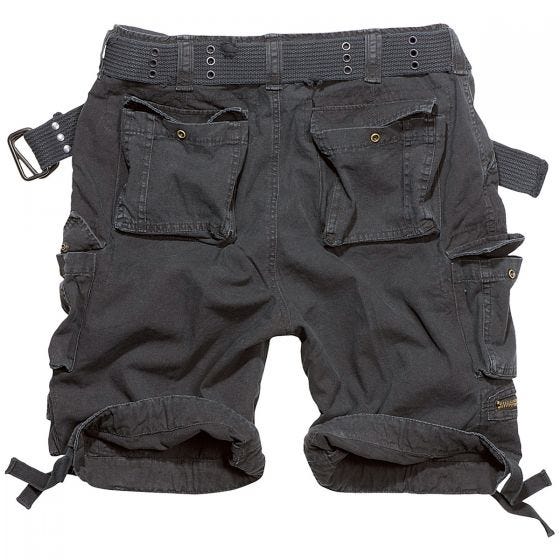 Brandit shorts Savage Vintage in nero