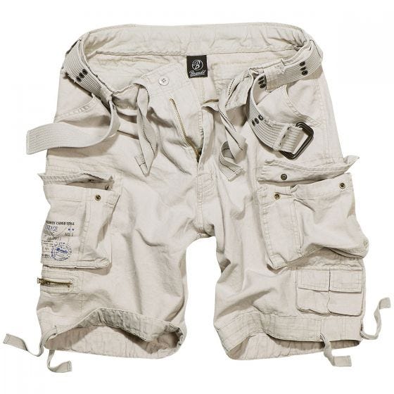 Brandit shorts Savage Vintage in Old White