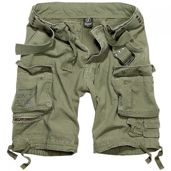 Brandit shorts Savage Vintage in verde oliva