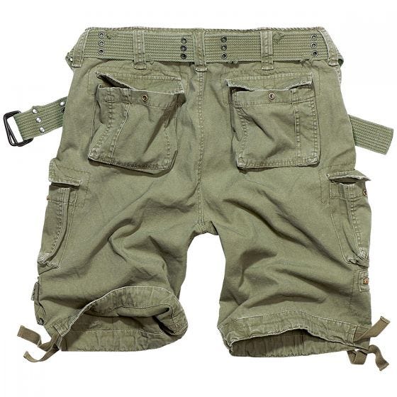 Brandit shorts Savage Vintage in verde oliva