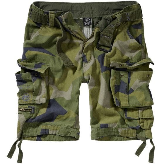 Brandit shorts Savage Vintage in Swedish M90 Camo