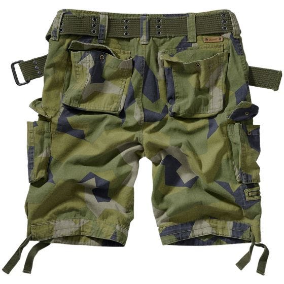 Brandit shorts Savage Vintage in Swedish M90 Camo