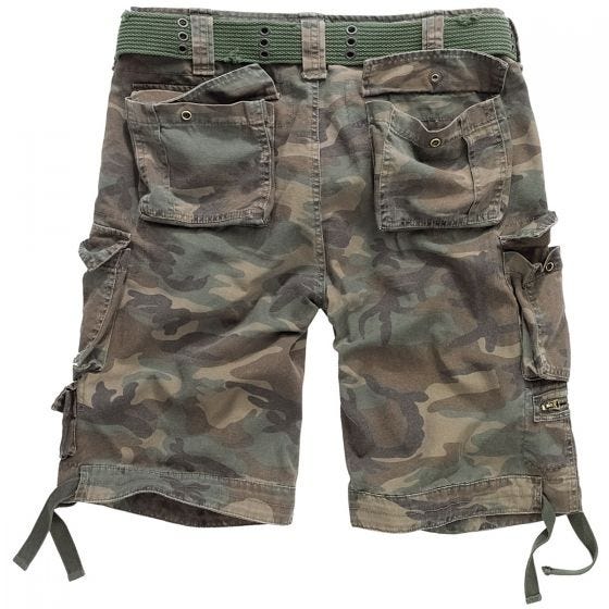 Brandit shorts Savage Vintage in Woodland