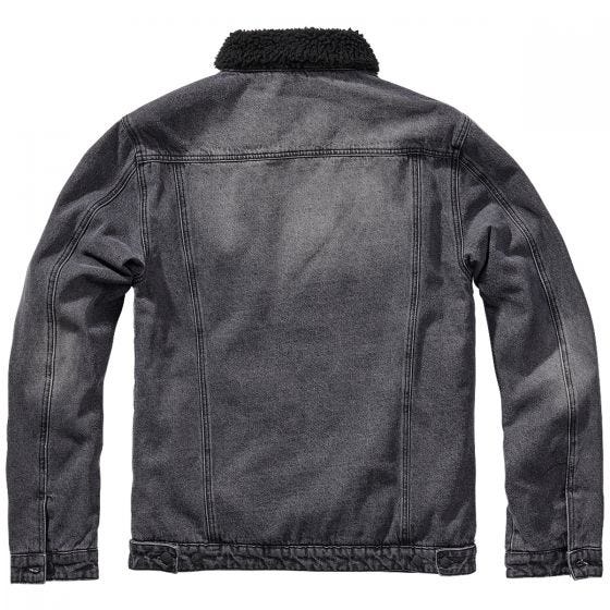 Brandit Sherpa Denim Jacket Black/Black