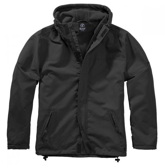 Brandit Giacca antivento con zip - Nero