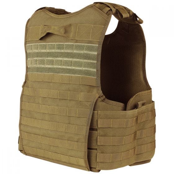 Condor Plate Carrier a rilascio Enforcer in Coyote Brown