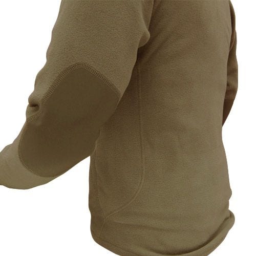 Condor maglione in pile con zip sul colletto in Tan