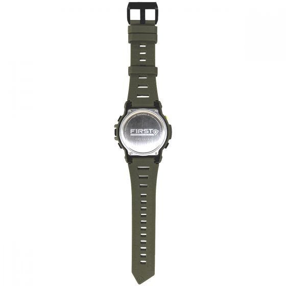 First Tactical orologio Canyon digitale con bussola in OD Green