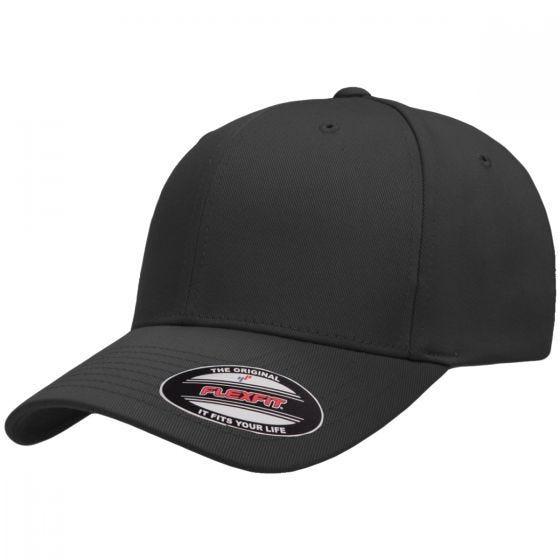 Flexfit Wooly Combed Cap Black/Black