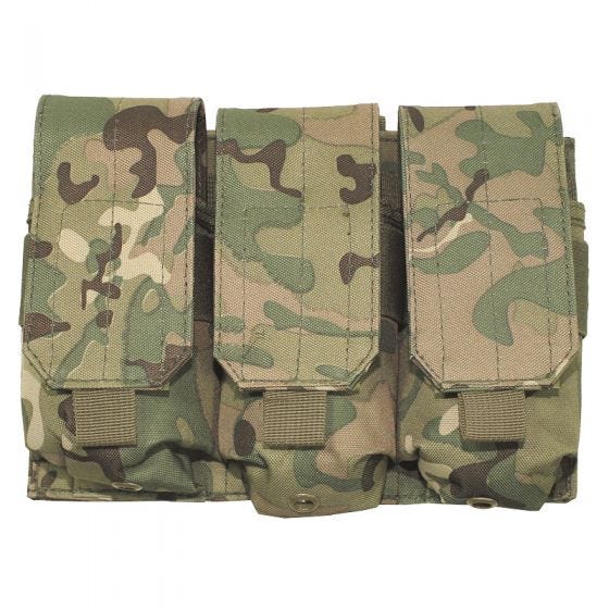 MFH custodia tripla portacaricatore M4/M16 MOLLE in Operation Camo