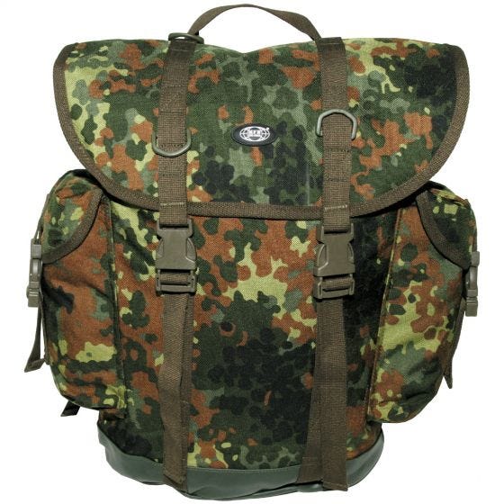 MFH zaino da montagna esercito tedesco in Cordura Flecktarn