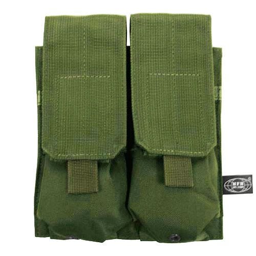 MFH custodia doppia portacaricatore M4/M16 MOLLE in verde oliva