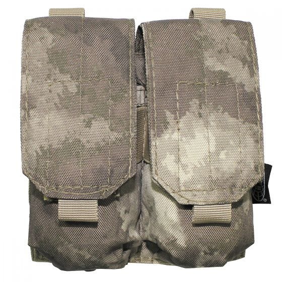 MFH custodia doppia portacaricatore M4/M16 MOLLE in HDT Camo AU