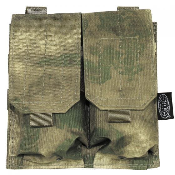 MFH custodia doppia portacaricatore M4/M16 MOLLE in HDT Camo FG