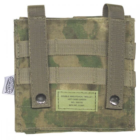 MFH custodia doppia portacaricatore M4/M16 MOLLE in HDT Camo FG