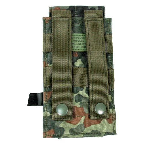 MFH custodia singola portacaricatore M4/M16 con attacco MOLLE in Flecktarn