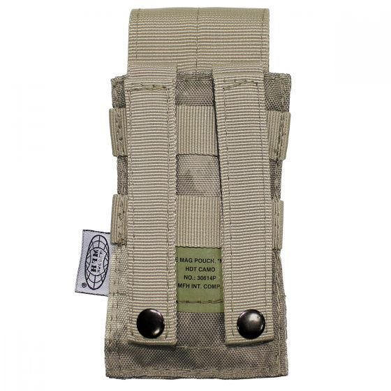 MFH custodia singola portacaricatore M4/M16 con attacco MOLLE in HDT Camo AU