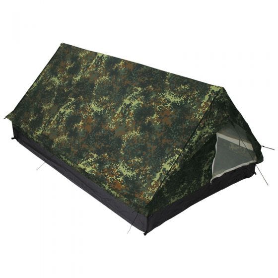 MFH tenda Minipack per 2 persone con zanzariera in Flecktarn