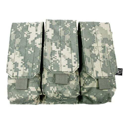 MFH custodia tripla portacaricatore M4/M16 MOLLE in ACU Digital