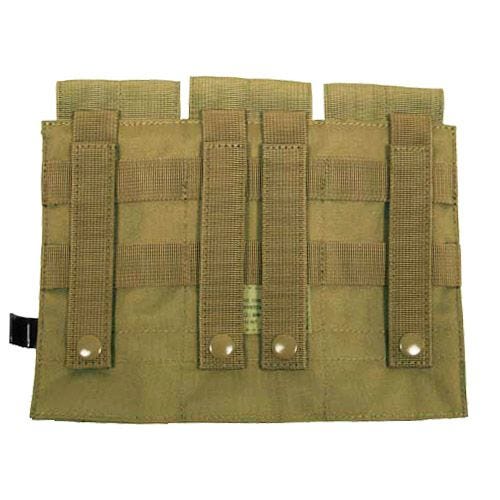 MFH custodia tripla portacaricatore M4/M16 MOLLE in Coyote