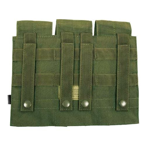 MFH custodia tripla portacaricatore M4/M16 MOLLE in verde oliva