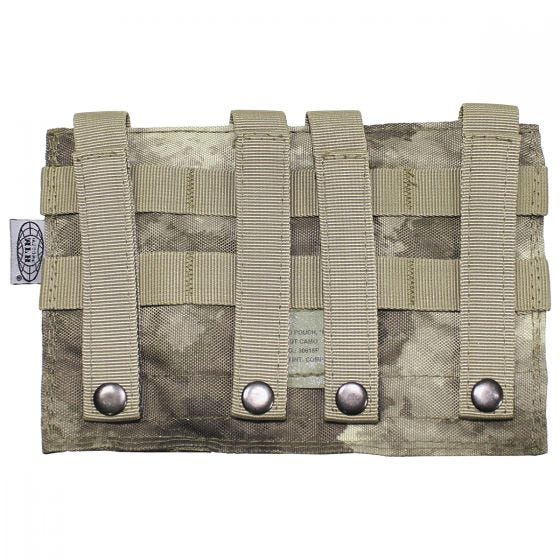 MFH custodia tripla portacaricatore M4/M16 MOLLE in HDT Camo AU