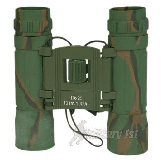 Mil-Tec binocolo pieghevole 10x25 in Camo