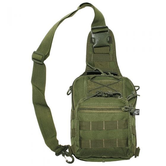 MFH borsa monospalla MOLLE in verde oliva