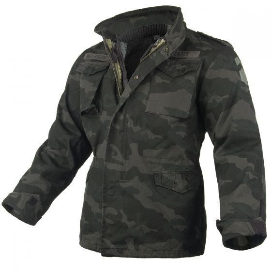 Surplus giacca Regiment M65 in Black Camo